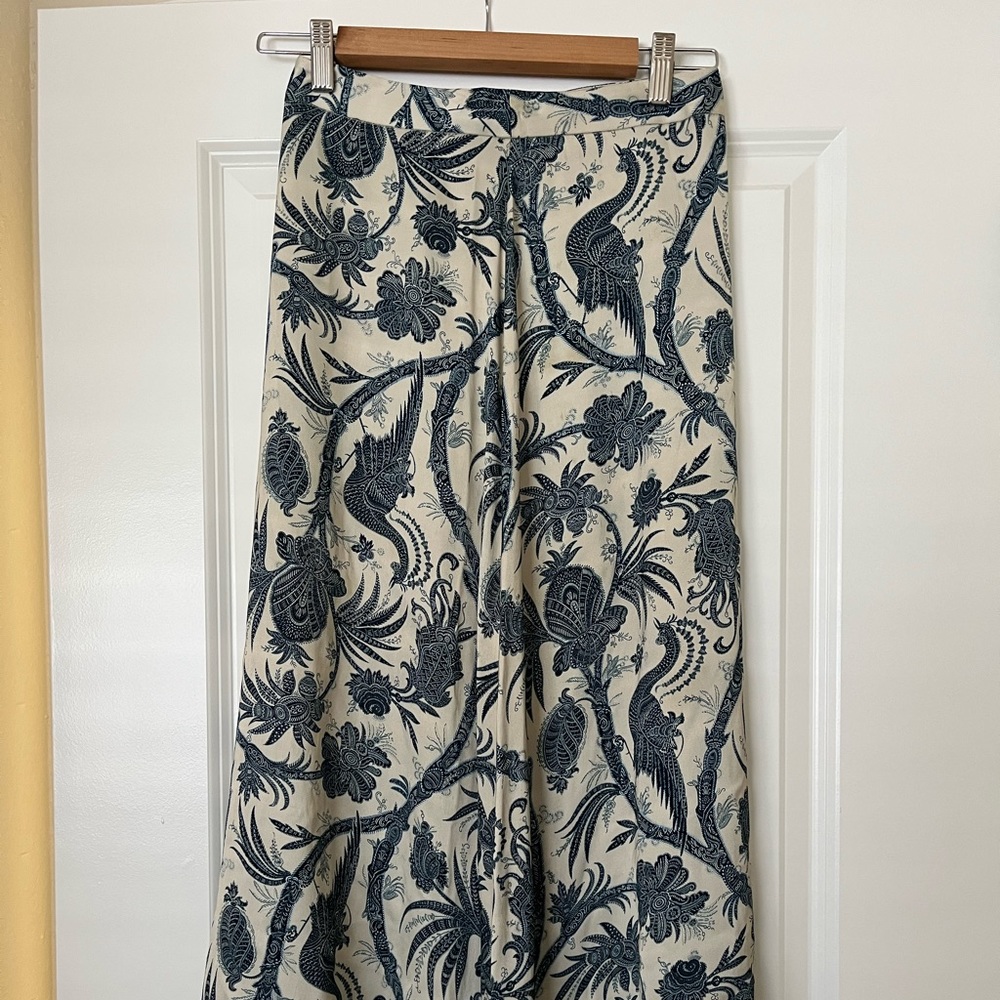 Zimmermann Full Length Silk Skirt SZ0